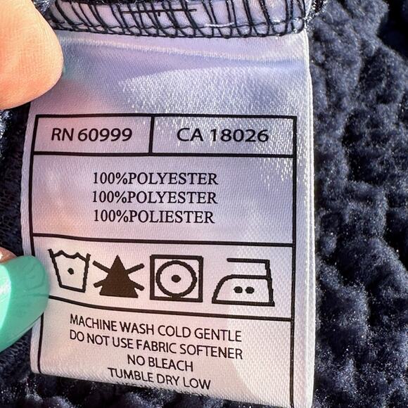 Antigua Womens Blue Boston Red Sox Sherpa Grace Full Zip Mock Neck Size 2XL Vest - Picture 4 of 11